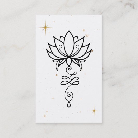 *~* Nirvanaの聖なる幾何学Lotus Cassive Business 名刺 (正面)