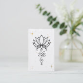 *~* Nirvanaの聖なる幾何学Lotus Cassive Business 名刺 (スタンド正面)