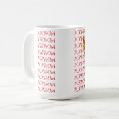 Nirvana Cat with Guitar & Wings – Ceramic Mug A st コーヒーマグカップ (正面左)