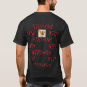 Nirvana Cat with Guitar & Wings – Men’s T-Shirt De Tシャツ (裏面)