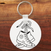 NIRVANA CONVERSE,会話,スニーカー,かわいいデザイン キーホルダー (正面)