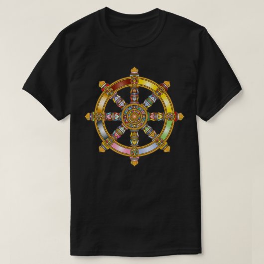 Nirvana Mandala Geometry Sacred Art Yoga Dharma Ch Tシャツ (デザイン正面)