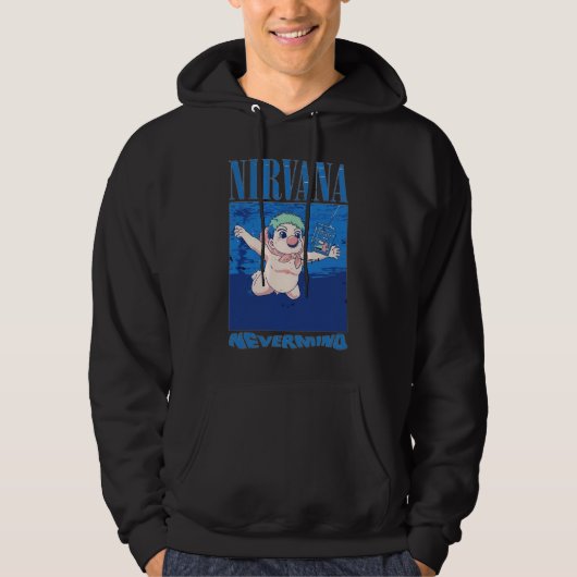 Nirvana Nevermind Anime Parody Design – Retro Grun パーカ (正面)