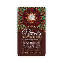 Nirvania Earthあなたのロゴを追加マンダラウェルネス