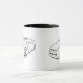 NisのスカイラインGTR R35 マグカップ (中央)