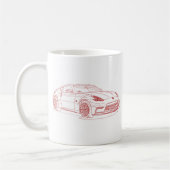 Nis 370Z Nismo 2015年 コーヒーマグカップ (左)