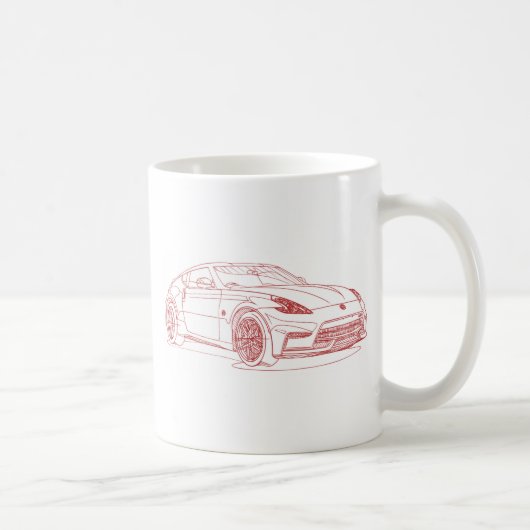 Nis 370Z Nismo 2015年 コーヒーマグカップ (右)