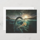 Niseag The Loch Ness Guardian | Bio-Magic Fantasy ポストカード (正面/裏面)
