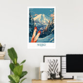 Niseko Poster Japan 1 ポスター (ホームオフィス)
