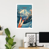 Niseko Print Japan 1 ポスター (ホームオフィス)