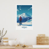 Niseko Ski Poster - Japan 1 ポスター (キッチン)