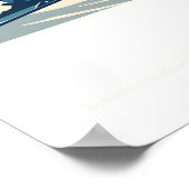 Niseko Ski Print - Japan 1 ポスター (角)