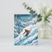 Niseko Ski Resort Japan ポストカード (スタンド正面)