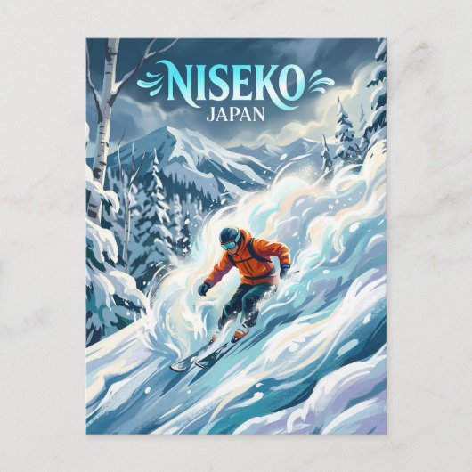 Niseko Ski Resort Japan ポストカード (正面)