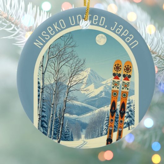 Niseko United Japan Hokkaido ski souvenir  セラミックオーナメント