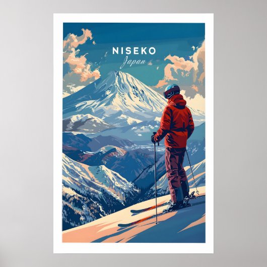 Niseko Wall Art - Japan 1 ポスター (正面)