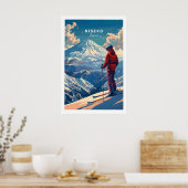 Niseko Wall Art - Japan 1 ポスター (キッチン)