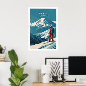 Niseko Wall Art Japan Ski Poster 1 ポスター (ホームオフィス)