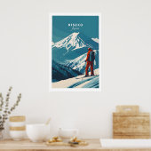 Niseko Wall Art Japan Ski Poster 1 ポスター (キッチン)