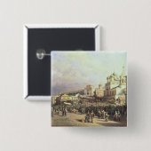 Nishny、Novgorod 1872年の市場 缶バッジ (正面&裏面)