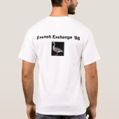 Niskayunaのフランス人交換2.0 (ガチョウと!) tシャツ (裏面)
