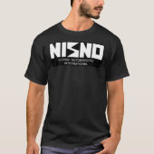 NISNO Initial D NISMO Old Logo Spoof White Classic Tシャツ (正面)