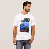 Nissan 370Z Nismo Z34 日本自動車イラスト Tシャツ (正面フル)