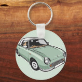 Nissan Figaro Emerald Green キーホルダー (正面)