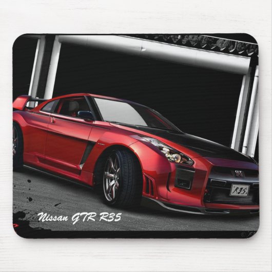 Nissan GTR R35- Mousepad マウスパッド (正面)