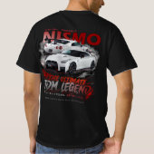 Nissan Nismo GT-R Tシャツ デザイン (裏面)