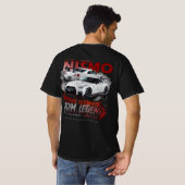 Nissan Nismo GT-R Tシャツ デザイン (裏面フル)