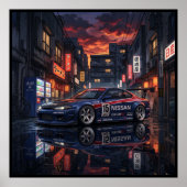 Nissan Silvia S15 JTCC ポスター (正面)