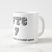 NISTはWTC7が自由落下速度で崩壊したことを認めた ジャンボコーヒーマグカップ (正面右)
