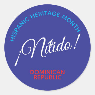 Nitido! ドミニカ共和国 ラウンドシール
