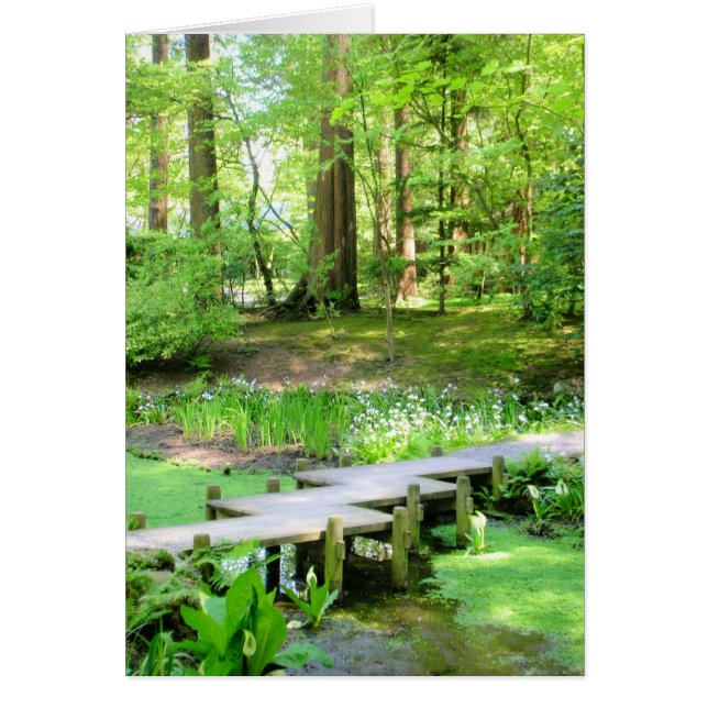 Nitobeの庭の日本のな橋 (正面)