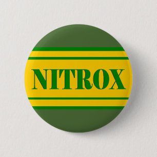 NITROXのダイビングのロゴのNITROXのスキューバダイバー- 缶バッジ