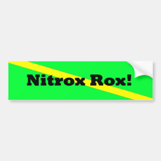 Nitroxの石! バンパーステッカー