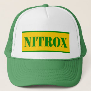 NITROXの記号の緑の黄色のスキューバ帽子 キャップ