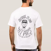 NITROXは弱虫のためです Tシャツ (裏面)