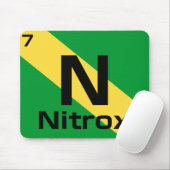 Nitrox Dive Flag Periodic Table Mousepad マウスパッド (マウス)