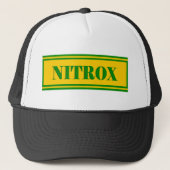 NITROX DIVING LOGO BOTTLE NITRO SCUBA DIVER Tshirt キャップ (正面)
