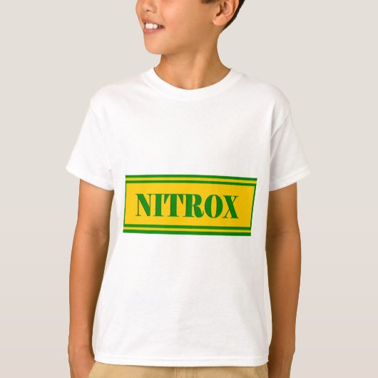 NITROX DIVING LOGO TSHIRT,  NITRO SCUBA DIVER Tシャツ (正面)