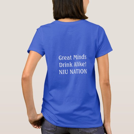 NIUロゴフード付きスウェットシャツ(W) Tシャツ (裏面)