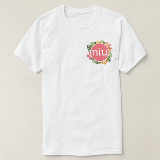 NIUロゴTシャツ Tシャツ (デザイン正面)