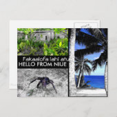 Niueからはがき ポストカード (正面/裏面)