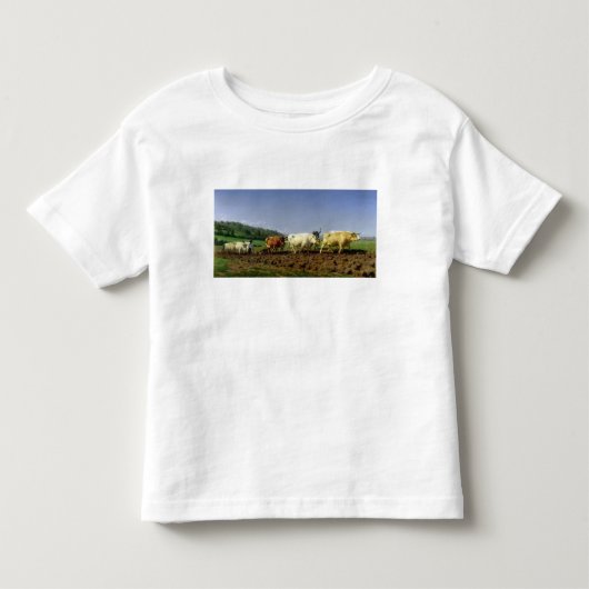 Nivernaisで耕します、1849年 トドラーTシャツ (正面)