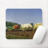 Nivernaisで耕します、1849年 マウスパッド (マウス)