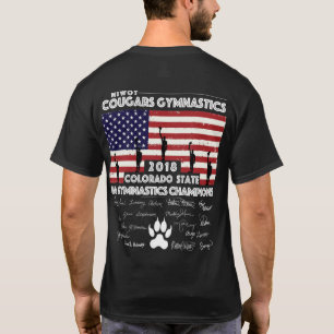 Niwotの体操の国家は人SSのTシャツをむしゃむしゃ食べます Tシャツ