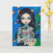 "Nixie"の挨拶状 カード (黄色い花)