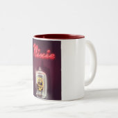 Nixie Tubeビンテージポスター ツートーンマグカップ (正面右)